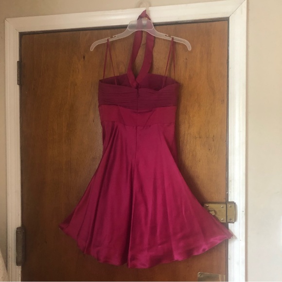 Max&Cleo Valentines Party Cocktail Dress Womens SZ 2 Fit & Flare Dress Raspberry - Picture 5 of 7